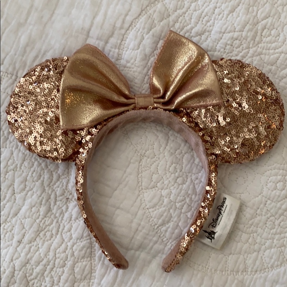 Disney headband mouse ears rose gold
